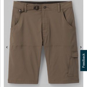 Men’s Dark Khaki Prana Shorts